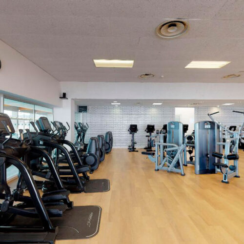 Sala de fitness cardiovascular