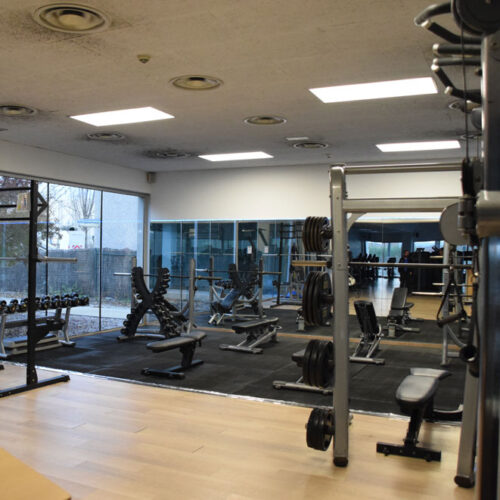 Sala de fitness muscular